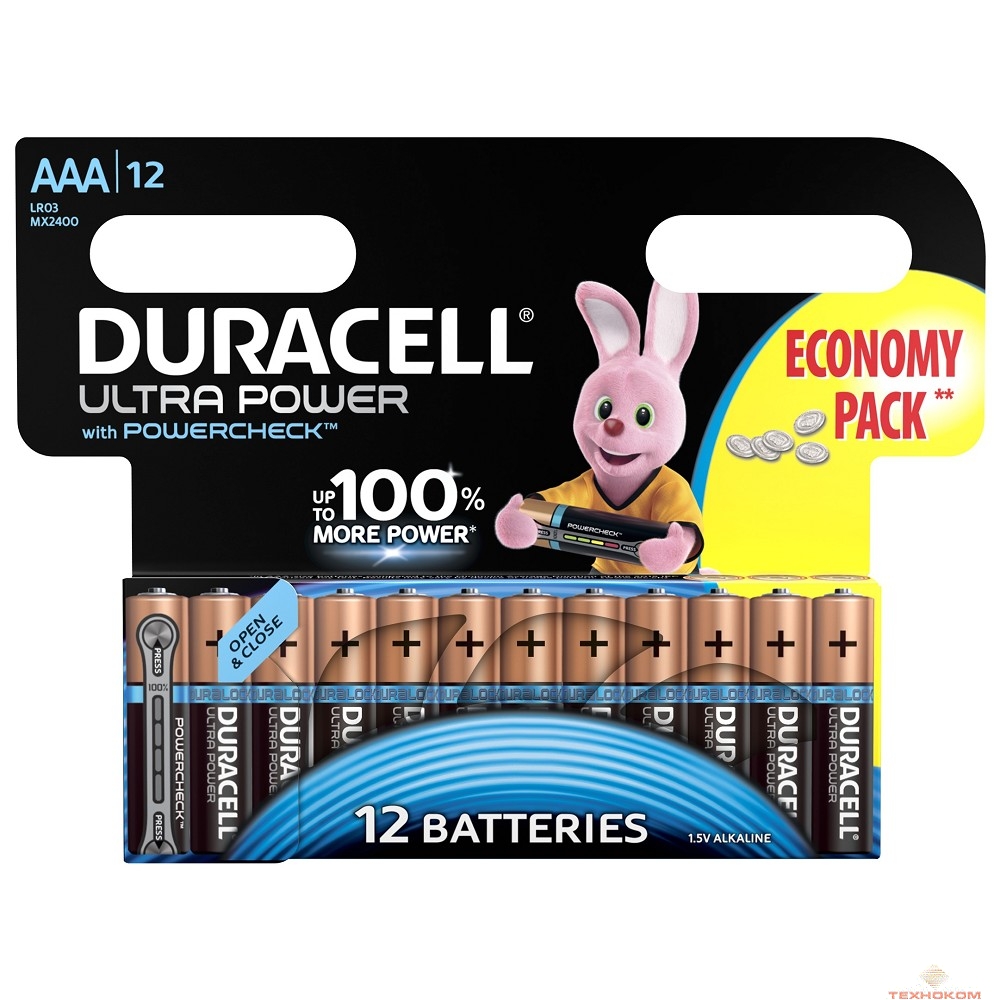 DURACELL LR03-12BL Ultra Power (12 шт. в уп-ке)