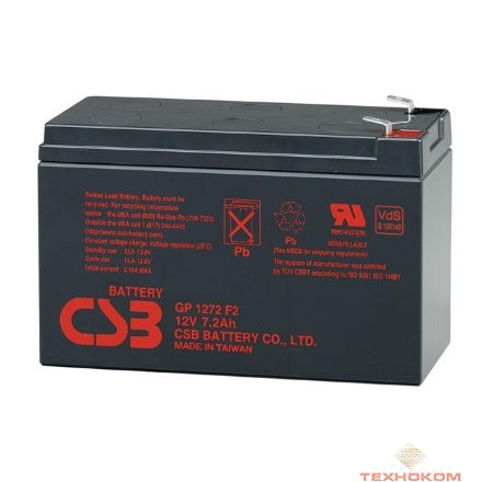 CSB Батарея GP1272 (12V 7Ah F1)