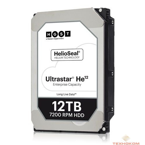 12Tb Western Digital Ultrastar DC HC520 {SATA 6Gb/s, 7200 rpm, 256mb buffer, 3.5"} [0F30146/HUH721212ALE604]