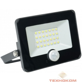 Iek LPDO602-20-65-K02 Прожектор СДО 06-20Д светодиодный черный с датчиком движения IP54 6500K