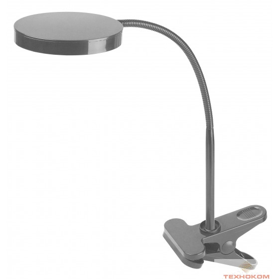 ЭРА Б0004478 Настольный светодиодный светильник NLED-435-4W-S серебристый {на прищепке, цвет. температура 3000К}