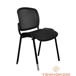 Бюрократ Вики/B/15-21 {Стул для посетителей  спинка черный сетка сиденье черный}