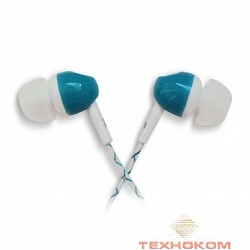 CBR Human Friends Lumen Blue-White {динамик 10 мм, 32 Ом, провод 120 мм, разъем 3,5 мм}