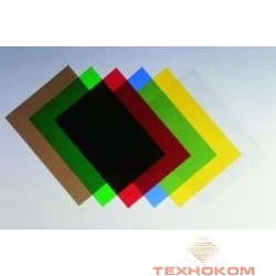 Fellowes Обложки для переплета Transparent FS-53771 (A4, 200 мкм, синий, 100 шт.)