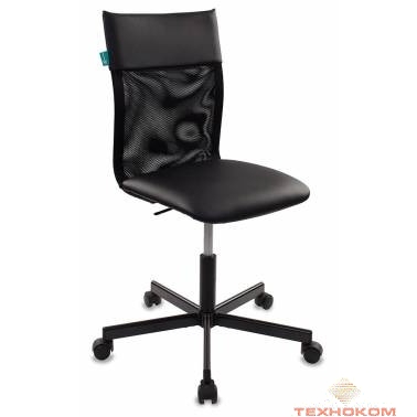 Кресло Бюрократ CH-1399/BLACK спинка сетка черный искусственная кожа крестовина металл {441871}