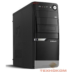 CROWN Корпус Miditower CMC-SM160 black ATX (CM-PS450W smart) USB3.0