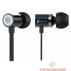 Oklick HS-S-410 1.2м черный  проводные [374430]