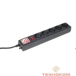 PowerCube Фильтр  B, 5.0м, 5 евророзеток (SPG-B-15-black), черный