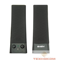 SVEN 235, черный {2.0, 2 х 2 W RMS, 100 - 20 000Hz}
