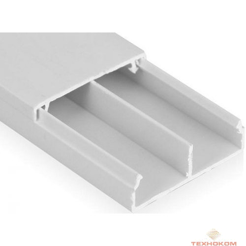 Iek (CKK10-030-010-2-K01) Кабель-канал 30/2х10 "ЭЛЕКОР" с перегородкой длина 2м.