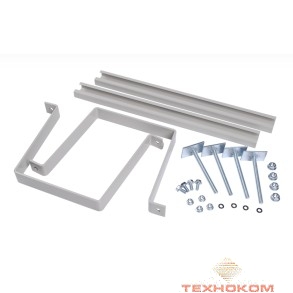 IEK_YKK-0-126_Комплект крепления металлокорпуса к столбу скобой