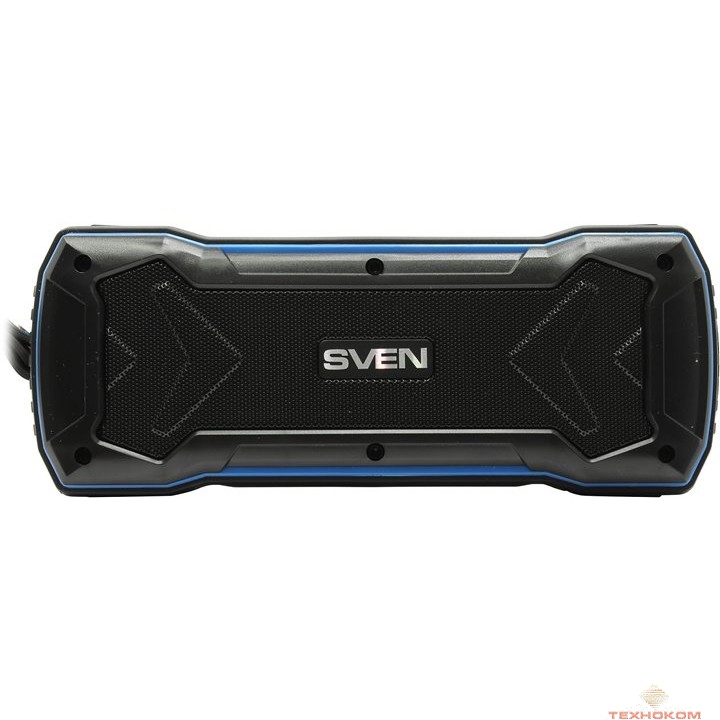 SVEN PS-220, черный-синий [SV-016470] (10 Вт,  Bluetooth, USB, microSD, FM-тюнер)