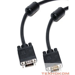 5bites APC-133-200 Кабель  VGA сигнальный HD15M/HD15M, ферр.кольца, 20м.
