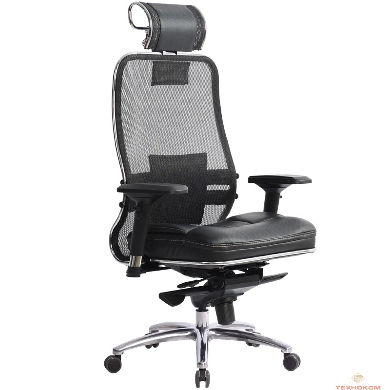 Кресло "Samurai SL-3.03" с 3D подголовником , Черный [4665302684455]