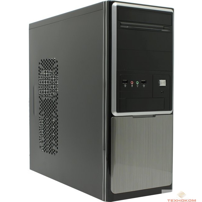 MidiTower QoRi-3337B 2*USB2.0, audio, reset, ATX, w/o PSU