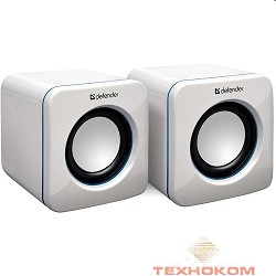 Defender SPK-530 белый {2.0, 2x2W USB} [65531]