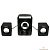 Dialog Colibri AC-202UP BLACK - колонки 2.1, 11W RMS, черные, питание от USB