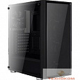 Midi Tower AeroCool "Quartz Red" ATX 2.03,  без б/п 68934