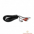 Cablexpert Кабель аудио, 2xRCA / 2xRCA, 1,8м (CCA-2R2R-6)