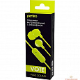 Perfeo PF_A4621 наушники внутриканальные c микрофоном VOTE лайм