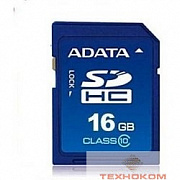SecureDigital 16Gb A-DATA ASDH16GUICL10-R {SDHC Class 10}
