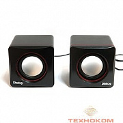 Dialog Colibri AC-04UP BLACK-RED {акустические  колонки 2.0, 6W RMS, питание от USB}