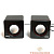 Dialog Colibri AC-04UP BLACK-RED {акустические  колонки 2.0, 6W RMS, питание от USB}